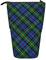 Teleskop-Federmäppchen, Schotten-Stil, Clan Gordon Tartan, kariert, stehend, Kosmetiktasche, Make-up-Tasche