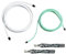 Crossrope Get Lean Set - Weighted Jump Rope- 1/4 LB and 1/2 LB Ropes - Slim Handles - Medium