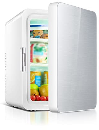 XiVue Piccolo Frigorifero Mini Frigorifero Piccolo Micro dormitorio Car Home Freezer (D Grigio Chiaro)
