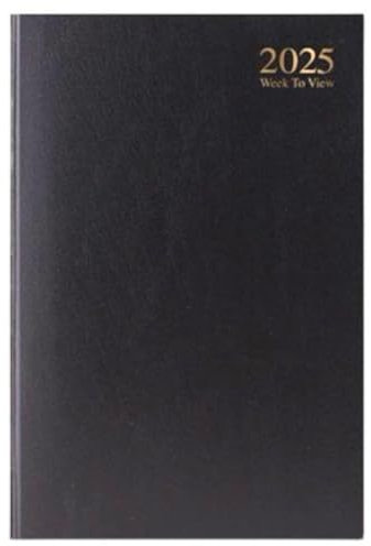 ZYBUX - Terminplaner 2024 Wochenplaner Tagesplaner | Kalender 2024 (A5, Schwarz)