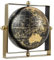 LIFEZEAL 16/21/25,5 cm Antiker Globus, Weltkugel Drehbar & Antiker, Vintage Weltkartenglobus aus Quadratischem Rahmen, World Globe in Englischer Sprache, für Klassenzimmer, Wohnzimmer, Büro (16cm)