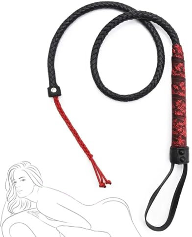 HAZURE Racchetta Sexy in Pelle con Frusta in Pelle, Motivo Traforato, Giocattolo Volante per Adulti, Oggetti di Scena Volanti per Coppia, Che Rendono la Vita più Interessante