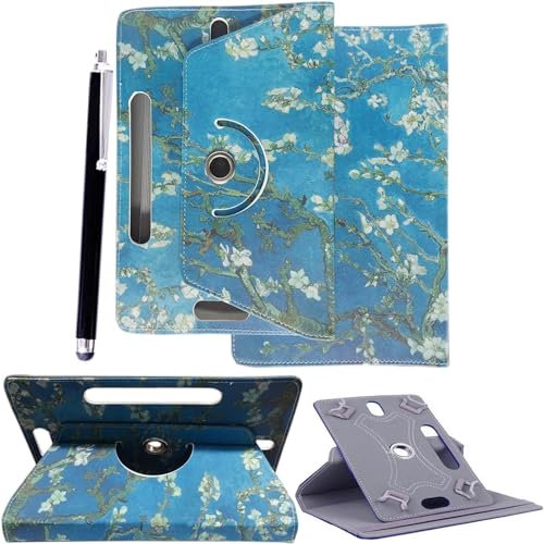 Funda universal para tablet de 8 pulgadas, soporte multiángulo, funda tipo cartera impresa para todos los dispositivos Samsung, Lenovo, Acer, Huawei, Sony, Apple, Toshiba, tabletas Android de 8