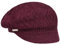 Seeberger Annelie Knit Newsboy Cap Damen Himbeere Einheitsgröße, Himbeere, 6.75-7.5