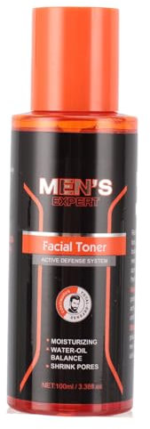 Essence Toner, 100 Ml Männer-Hauttoner, Feuchtigkeitsspendend, Feuchtigkeitsspendend, Nährende Flüssigkeit, Wasser-Öl-Balance, Gesichtsfeuchtigkeitscreme für den Täglichen Gebrauch