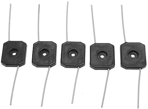 Asixxsix Testina per tagliabordi, 5 Pezzi Testina Universale per tagliabordi Facile da installare Testina di Ricambio per tagliabordi con Filo da 150 mm per tagliaerba elettrici