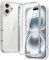 Diaclara Designed for iPhone 16 Case, Full Body Rugged Case with Built-in Touch Sensitive Anti-Scratch Screen Protector, Upgraded [Full Camera Protection] for iPhone 16 6.1 (White)