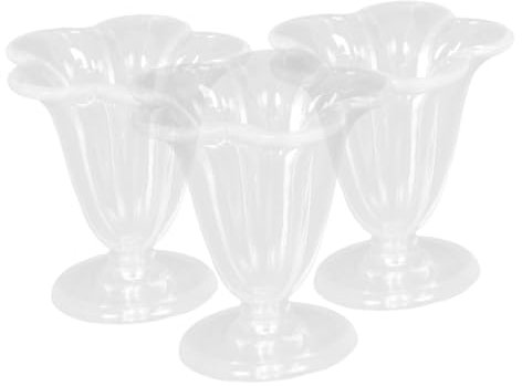 COSMEVIVI 3 Stück Miniatur Eisbecher Leichtes Mini-Becher-Spielzeug Zur Dekoration Puppenhaus-Accessoire