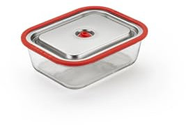 Magic vac, Free-Backform, Back- und Vakuumierform zum Kochen, Marinieren und Vakuumieren von Lebensmitteln, aus Borosilikatglas, Stahl und Silikon, Kompatibel Vakuumiergeräten