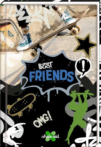 Freundebuch – Best friends: (skate-aid): für Jungen, Mädchen, Skateboarding, Geschenk Geburtstag