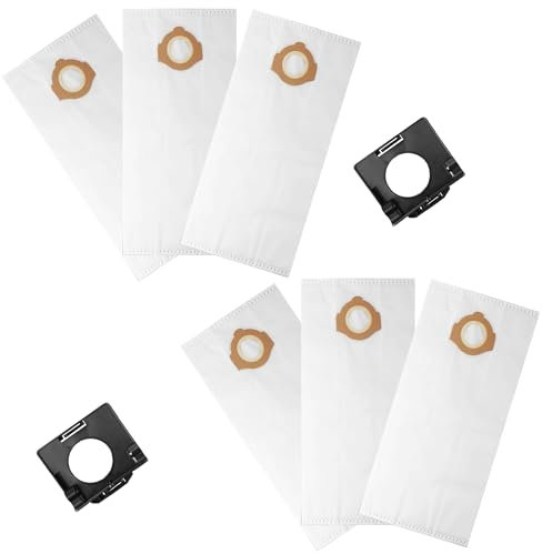 49-90-2016 Fleece Dust Bags Fit Milwauke 0960-20 Wet/Dry Vacuum and Milwauke 0970-20 cordless vacuums (6PK)