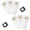 49-90-2016 Fleece Dust Bags Fit Milwaukee 0960-20 Wet/Dry Vacuum and Milwaukee 0970-20 cordless vacuums (6PK)