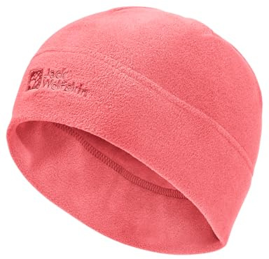Jack Wolfskin Unisex Kinder Real Stuff K Beanie-Mütze, Sunset Coral, Einheitsgröße EU