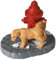 Weihnachten Miniatur Ornamente Weihnachten Deko Landschaft Weihnachten Deko Weihnachten Ornamente Dekoration für Weihnachten (B, One Size)