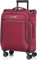 ABISTAB Weichschalenkoffer erweiterbar - Handgepäck Koffer klein 55x38x23cm, Stoffkoffer Trolley wasserfest, Reisekoffer mit 4 Rollen & TSA Schloss, 52 Liter, Dunkelrot