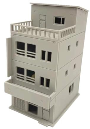 TTETTZ 1:87 Japanische Gebäudemodellbausätze, Modernes, Landschaftsbahn Layoutmodell für Modelleisenbahn Diorama Zubehör, 7.5cmx11cmx14.5cm