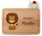 Lilletå ® Personalisiertes Holzbrett Tiergruppe - Individuelles Frühstücksbrettchen mit Hochwertigem UV-Druck für Kinder - Brettchen, Frühstück Brett, Schneidebrett (Eckig Größe XL)