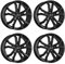 4x Dezent Felgen TV black 7.5Jx18 ET55 5x108 kompatibel mit Ford Edge Galaxy Kuga Mondeo S-Max