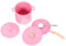 SOPOTUTU 1ensemble Mini Ustensiles De Cuisine Pot pour Maison De Poupée De Casseroles Miniatures Modèle Réaliste Décoration De Cuisine Miniature pour Jouets Imitation