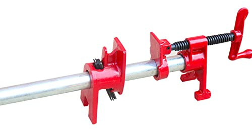 Schnellspanner-Holzschellen mit breiter Basis, Rohrschellen Set, robuste Eisenschrauben, Tischlerklemme, Holzleimklemme