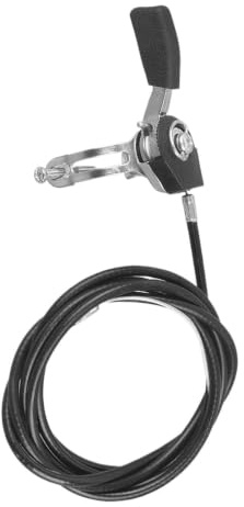 Youding Kit cavi completo - 1,6 m per accessori motozappa 170F, cavo acceleratore, include interruttore di controllo, impugnatura antiscivolo, cavo anticorrosione | Timone sostitutivo