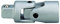 PROXXON 23450 Kardangelenk 12,5mm (1/2/') Vierkant beidseitig