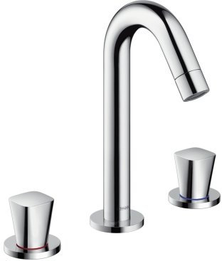 Hansgrohe 3-loch Waschtischarmatur Logis chrom, 71133000