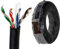 Esterno CAT6 Uso Esterno Rame Ethernet Rete cavo Bobina UTP 50 m Nero