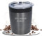 doppelwandiger Edelstahl Thermobecher personalisiert – 100% auslaufsicherer & thermoisolierter Kaffeebecher – 280 ml Coffee to go Isolierbecher mit Wunschgravur (Grau)