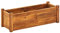 Tidyard Jardinière en Bois d'acacia avec Finition à l'huile Naturelle Style Naturel Marron 76x27,6x25 cm