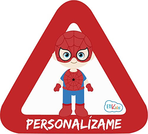 Pegatina Bebé a Bordo personalizable. Adhesivo vinilo para coche o moto. Sticker 15 x 13'7 cm.