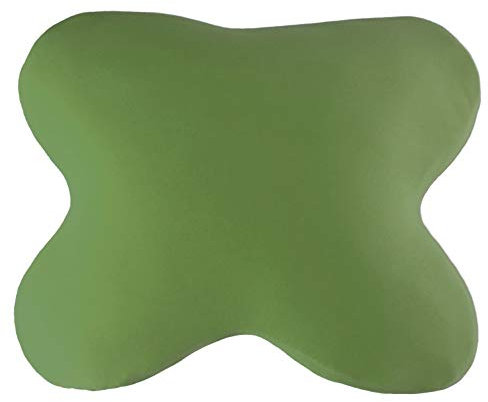 Edda Lux Bezug passend für ACAMAR Kissen, 55 x 47 cm, und für LUXAMEL Schlafkissen 56 x 48 cm, Softer Jersey Kissenbezug für Schmetterlingskissen, aus 100% Baumwolle, in Schilf