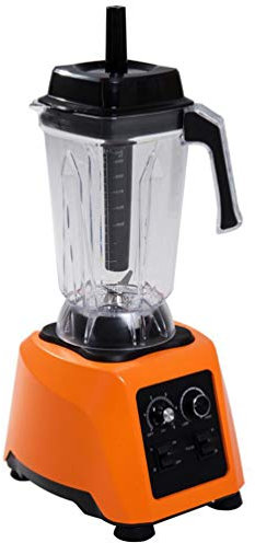 QREZ Blender Smoothie Maker, Jug Blender Smart Blender Juicer Professional Commercial for Vegetables And Fruit Smoothie Maker Blender Food Processor 45000RPM 2200W,Orange