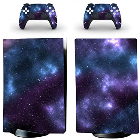 DolDer PS5 Skin Sticker/Aufkleber Folie schützende Haut Schale für Sony PS5 Digital Edition Konsole und Controller (0020- Digital Edition)