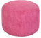 Loft 25 Sitzsack Fußhocker Round Bubble | Indoor Wohnzimmer Beinstütze | Ergonomisch Gestalteter Sitzpuff | Ultra bequem und Langlebig (Rosa)
