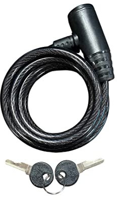Heavy Duty Bike Cable Bicycle Lock with Two Keys Strong Security Chain Secure