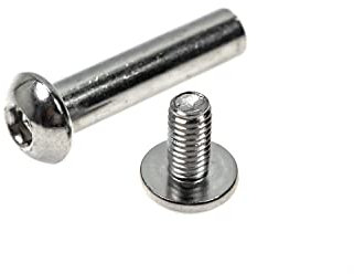 Fahrrad Dämpfer Buchse Bolzen Fully Rahmen L:34 mm Ø:8mm Silber