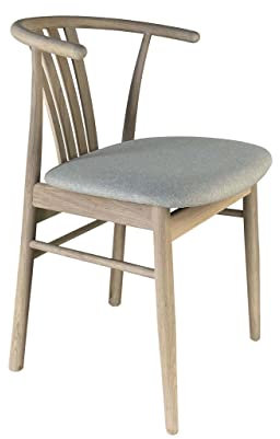 treesure Skandinavischer Designerstuhl aus massiver Eiche und Stoffbezug – Der ideale Küchen- und Esszimmerstuhl für Zeitlose Eleganz. Perfekte Ergänzung für Ihre Moderne Küche und Wohnzimmer