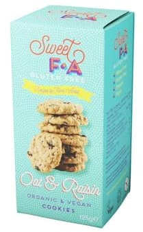 Organic Gluten Free Oat Raisin Cookies