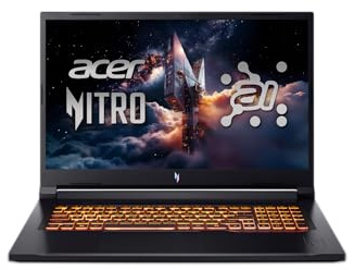 Acer Nitro V 17 AI ANV17-41 - AMD Ryzen 5 240/4.3 GHz - Win 11 Home - GeForce RTX 5050-16 GB RAM - 512 GB SSD QLC - 43.9 cm (17.3)