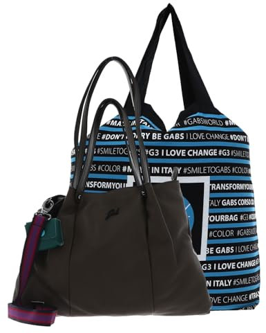 Gabs Sashi Soft Black Shoulderbag M Verde Militare