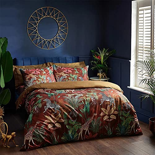 Wylder Tropics Aranya Duvet Cover Set, Rust, Double