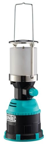 INTEC - Lampe à gaz 450W piezo coque ABS pour cartouche gaz 190g Lanterne camping