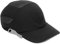 Bump Cap Adjustable Safety Bump Cap Insert Peaked Protective Baseball Hat for Baseball, Tennis and Welding (Black with Gray Edge)