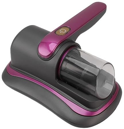 Aspirapolvere da Letto Senza Fili, Aspirapolvere Portatile Rimuove, Polvere, Macchina per la Pulizia degli Acari per Letti, Divani, Cuscini, Lenzuola, Materassi