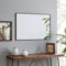 WOWINNE Spiegel Schwarz 50x70cm Wandspiegel Rechteckig mit Metall Rahmen Dekorative Spiegel für Badezimmer Wohnzimmer Schlafzimmer Gäste WC