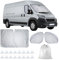 Parasoles termicos para Furgonetas Fiat Ducato, Mejorado persiana UV de Verano, 3 Piezas Juego de Protector de Parabrisas