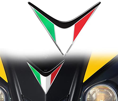FLYIFE 3D Harz Motorrad Frontverkleidung Aufkleber Italien Aufkleber Für Aprilia RS4 RSV4 RS APR150 SR Motard Tuono V4 Aufkleber Zubehör, HWSAKJ6