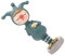 ABOOFAN 1stk Desktop-Ornamente Autodekoration Clown-Spielzeug Regal Ornamente Kuchen Topper Kreative Verzierung Für Den Haushalt Mini-Clown-Figur Figuren Mini Harz Empfindlich