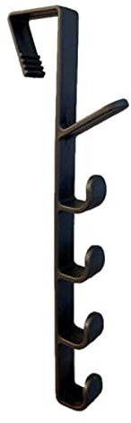 Crochets de porte en plastique robuste pour accrocher des vêtements, manteaux, serviettes au-dessus de la porte, crochets en plastique robuste pour accrocher manteaux, vêtements